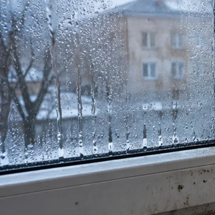 Beschlagenes Fenster